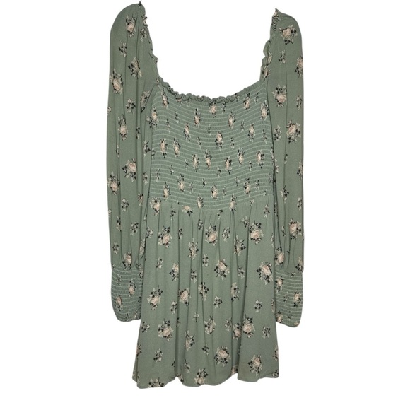 Reformation Kelli Floral Smocked Mini Dress Medium - Picture 2 of 11